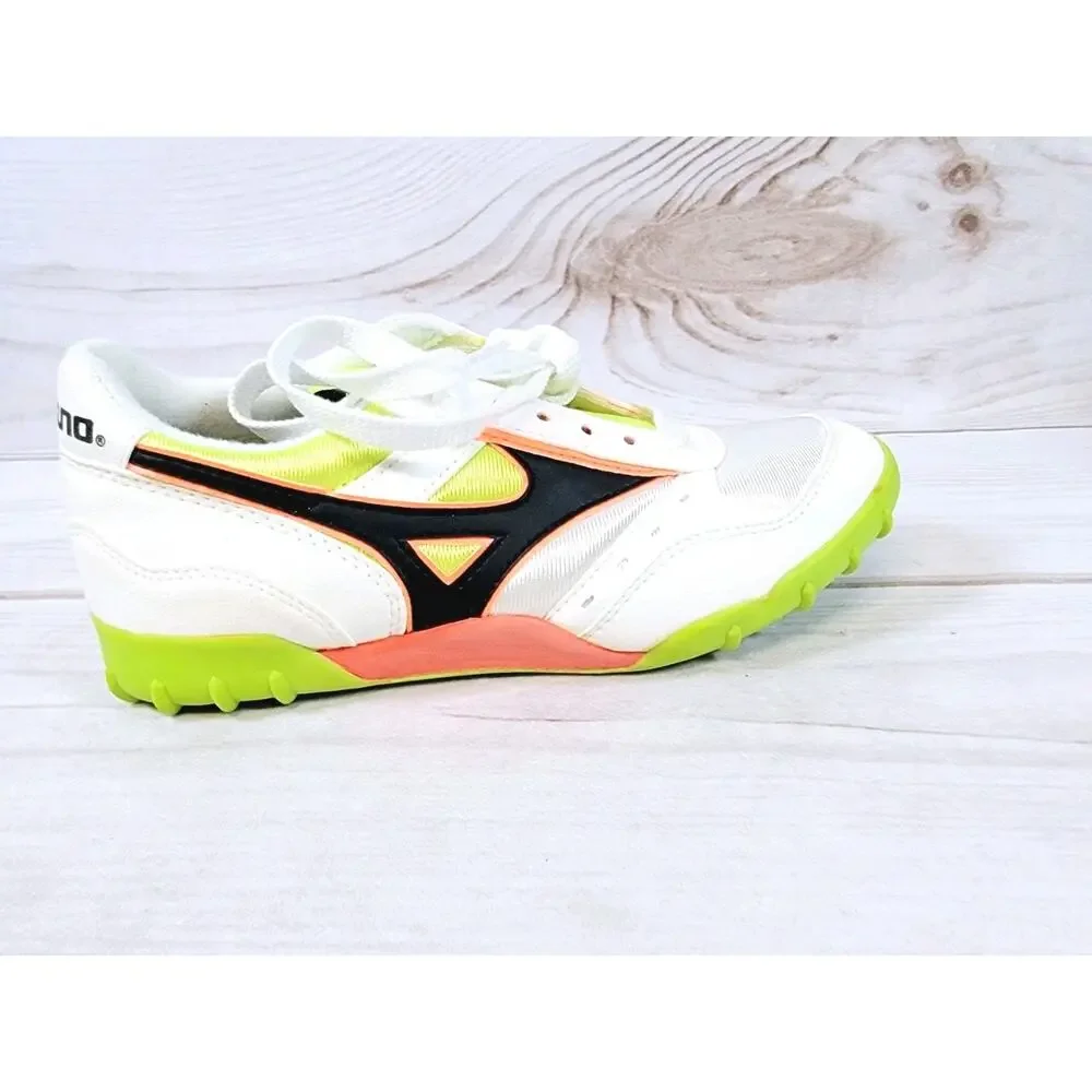 Vintage Mizuno Cross Mens 5.5 Womens 7 Track & Field Shoes White Yellow NEW
